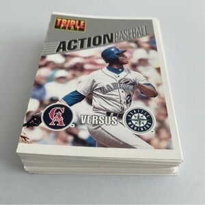 1993 Triple Play Action Lot of 33 Cards Ken Griffey Jr. and more stars!